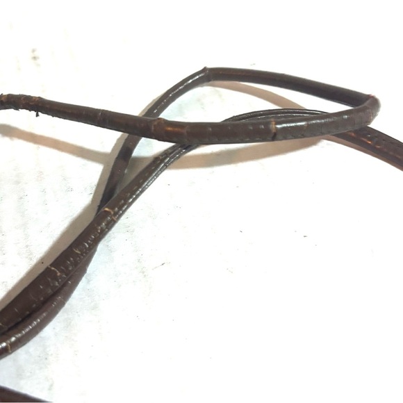 Carlos falchi brown Earthy Leather Crossbody Bag with Drawstring Closure - Picture 5 of 11